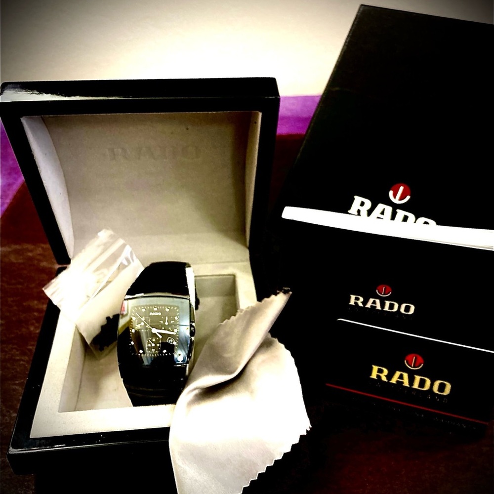 Rado R13477152 Black and Silver Watch